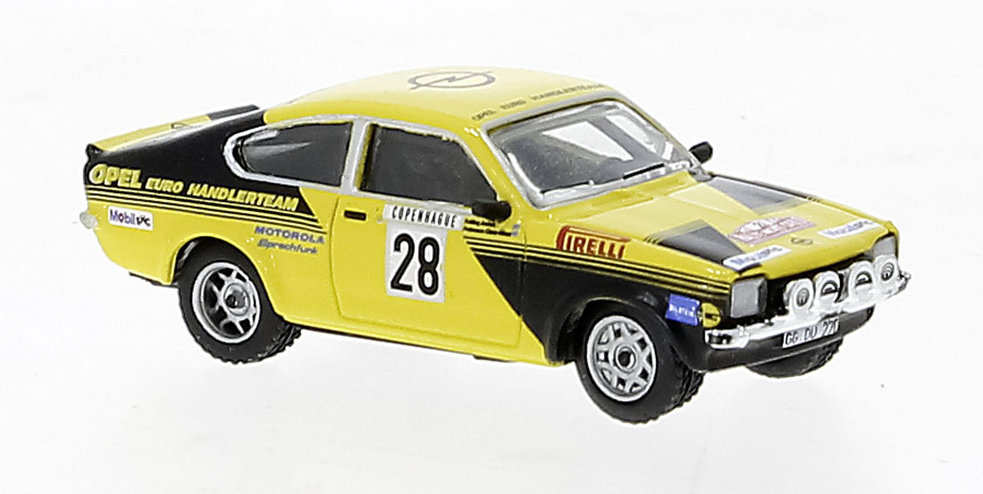 Brekina 20402 Opel Kadett C GT E Rallye Monte Carlo 28 1976