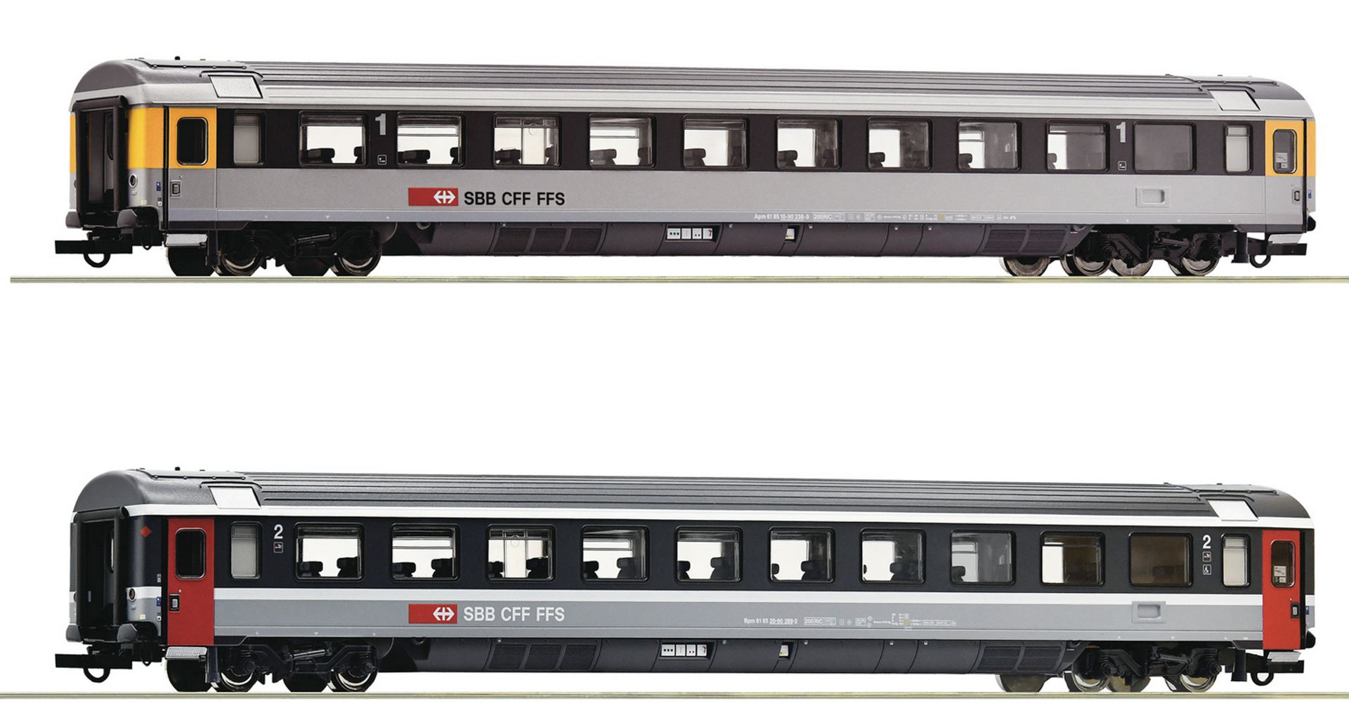 Roco Er Set Personenwagen Euro City Ec Sbb Ep Vi Set