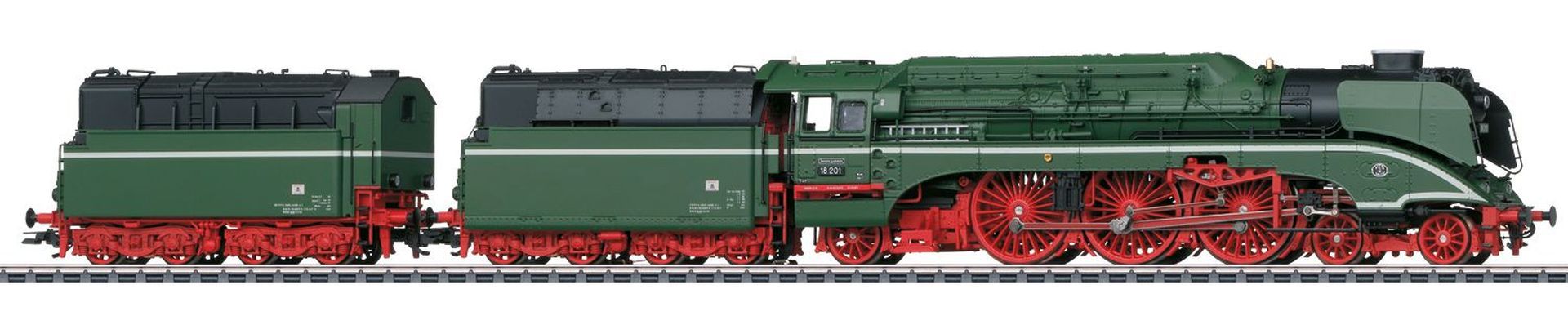 Märklin 38201 Dampflok 18 201 mit Doppeltender DR Museumslok Ep VI