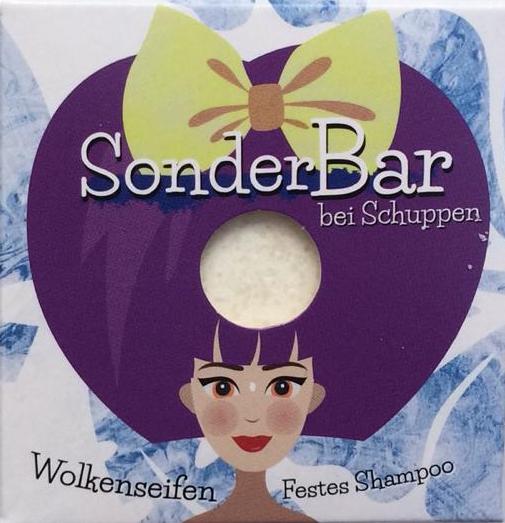 Wolkenseifen Festes Shampoo Sonder-Bar ohne Hintergrund
