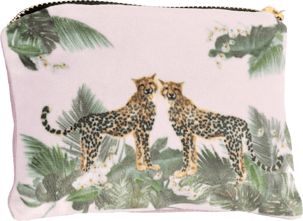 Kosmetiktasche Dschungel Geparden
