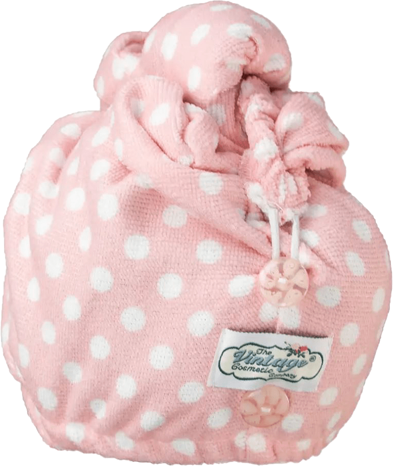 Haar Turban Pink Polka Dot Haar Turban Pink Polka Dot