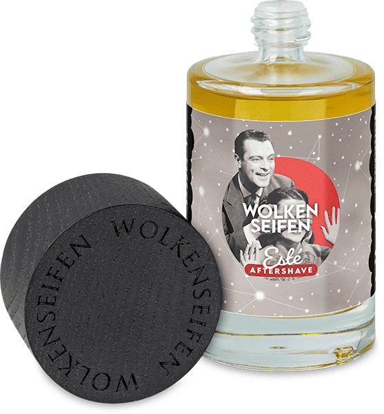 Wolkenseifen Aftershave Esté ohne Hintergrund