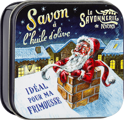 Weihnachtsseife Santa Chimney Orange/Zimt