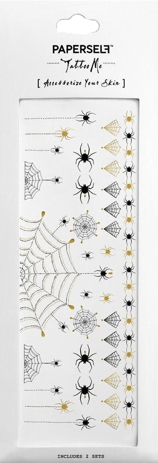 Paperself Tattoo Halloween Spider