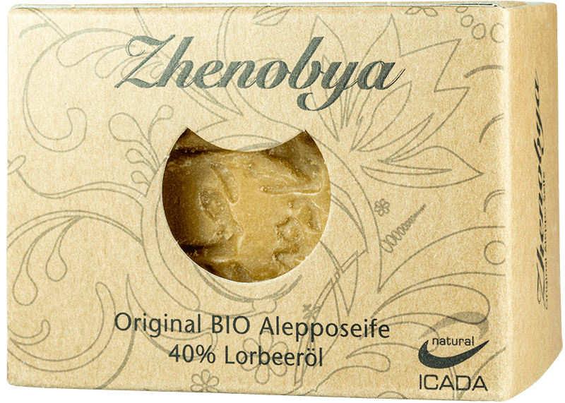 Zhenobya Bio Alepposeife 40% ohne Hintergrund