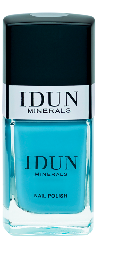 IDUN Minerals Nagellack Azurit ohne Hintergrund