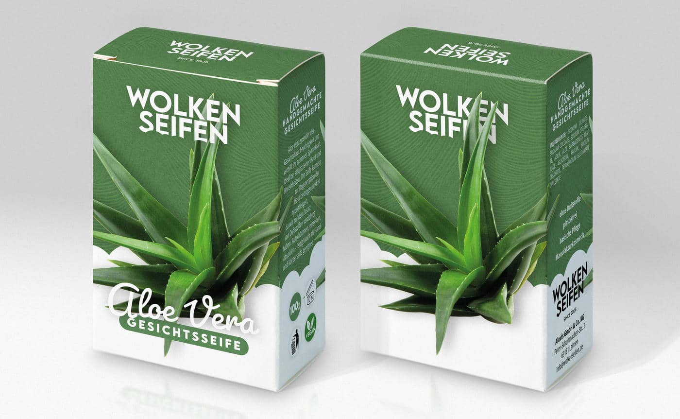 Wolkenseife Aloe Vera mit Tonerde