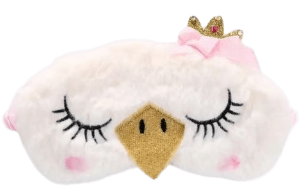 Schlafmaske Huhn mit Krone