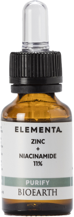 Bioearth ELEMENTA Zinc + Niacinamide 10% (exf.) ohne Hintergrund