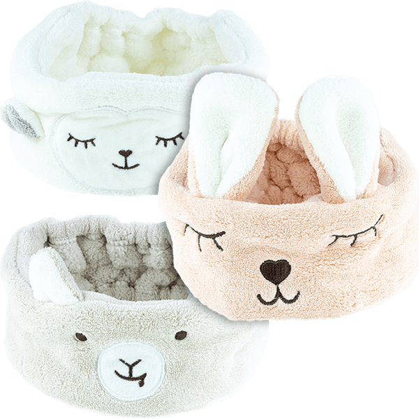 Make-Up-Haarband Kuscheltier ohne Hintergrund