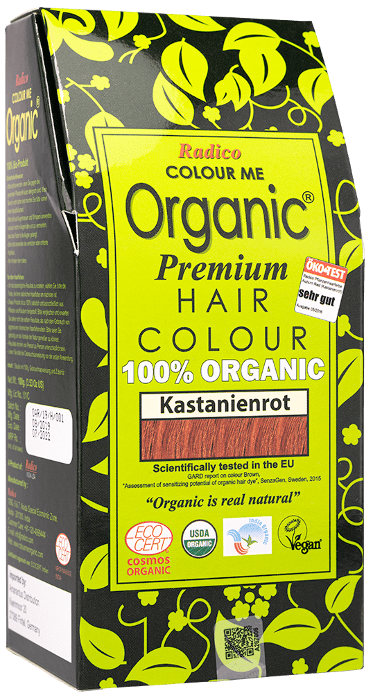 Radico Pflanzliche Haarfarbe Kastanienrot ohne Hintergrund