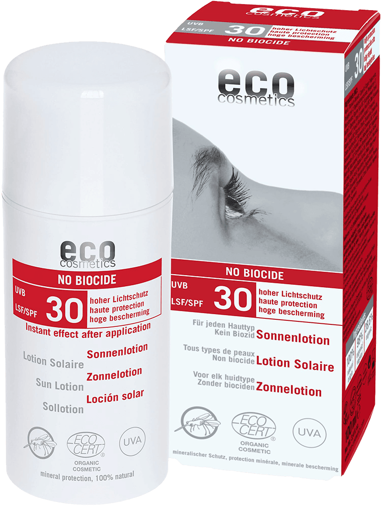 Eco Sonnenlotion"no Biocide" LSF 30 mit Mückenschutz
