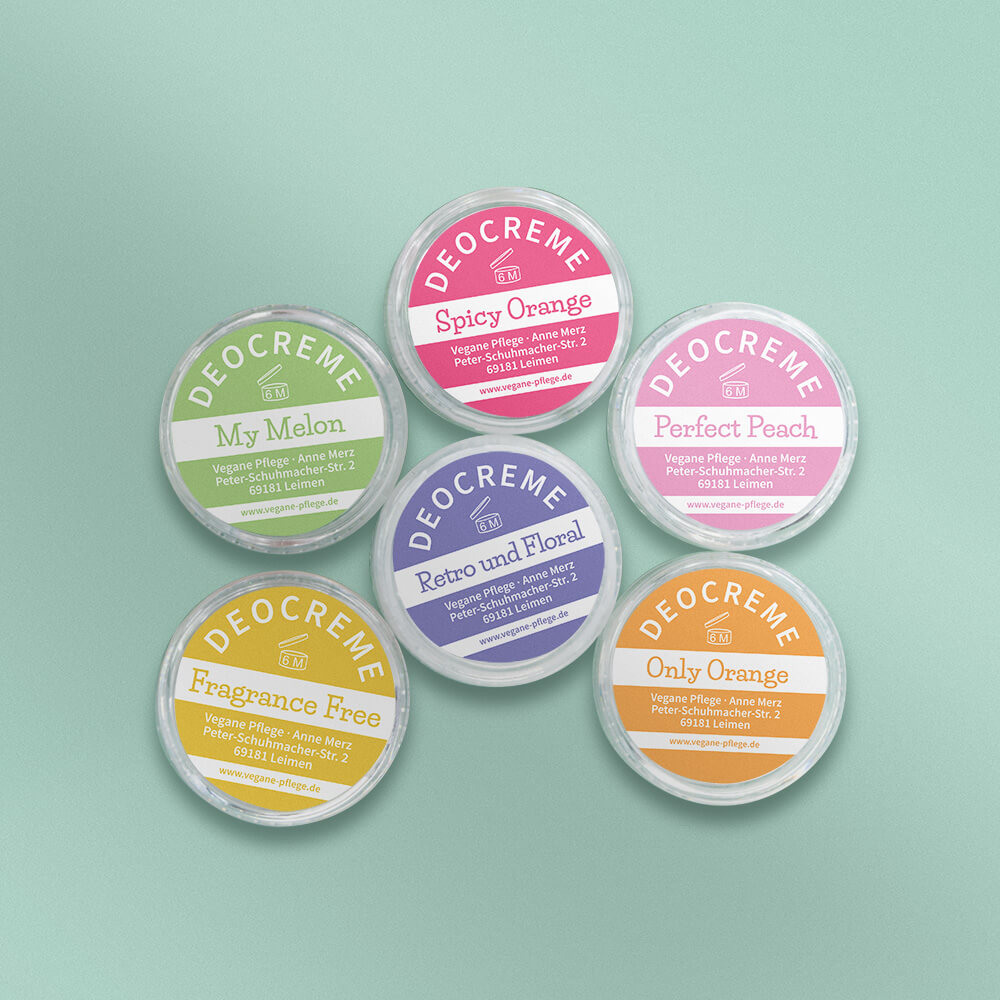 Vegane Pflege Deocreme Probenset