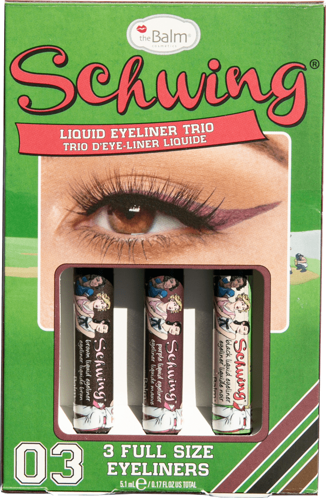 thebalm schwing eyeleiner trio