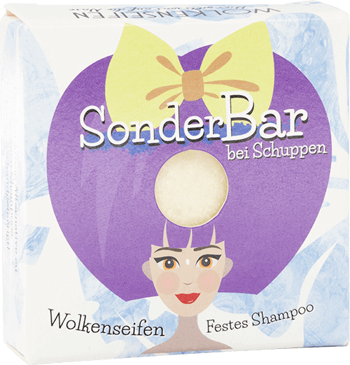 Wolkenseifen Festes Shampoo Sonder-Bar ohne Hintergrund