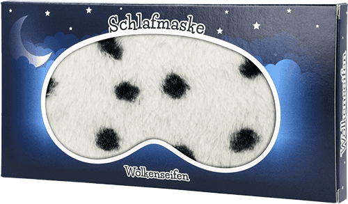 Kuschel-Schlafmaske aus Plüsch Dalmatiner 