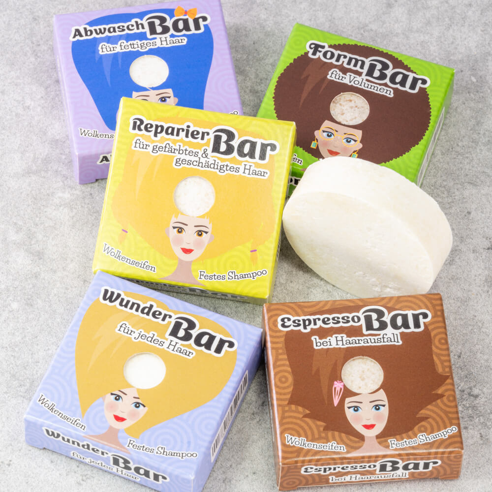 Festes Shampoo Espresso-Bar