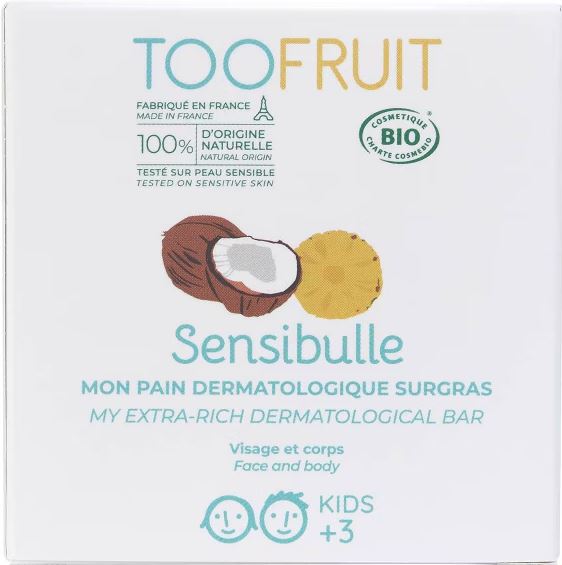 Toofruit Bio-Kinderwaschstück Ananas-Cocos