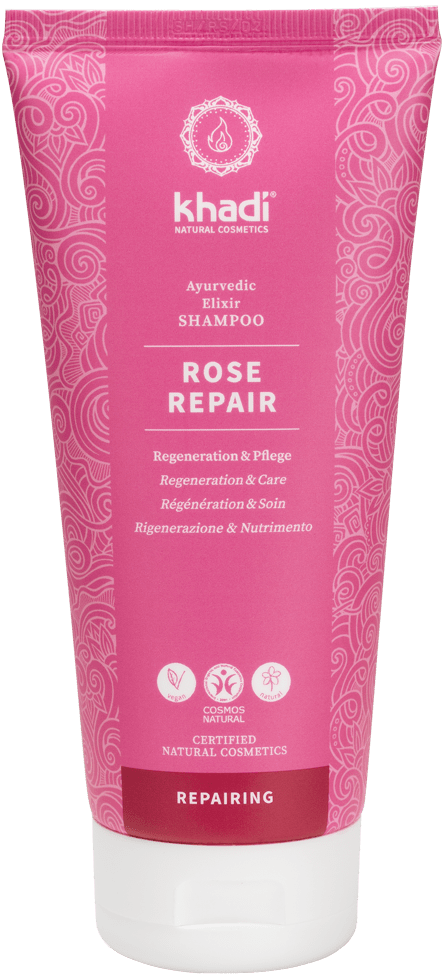 Khadi Rose Repair Shampoo ohne Hintergrund