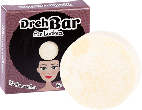 Wolkenseifen Festes Shampoo Dreh-Bar ohne Hintergrund