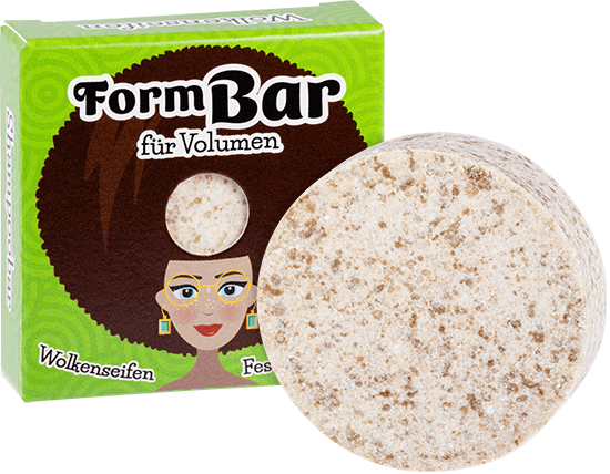 Wolkenseifen Festes Shampoo Form-Bar ohne Hintergrund
