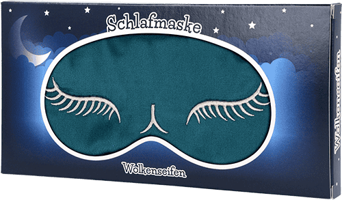 Katzen-Schlafmaske Dunkelgrün