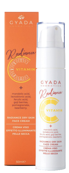 Gyada Cosmetics Vitamin C Booster Gesichtscreme für trockene Haut ohne Hintergrund
