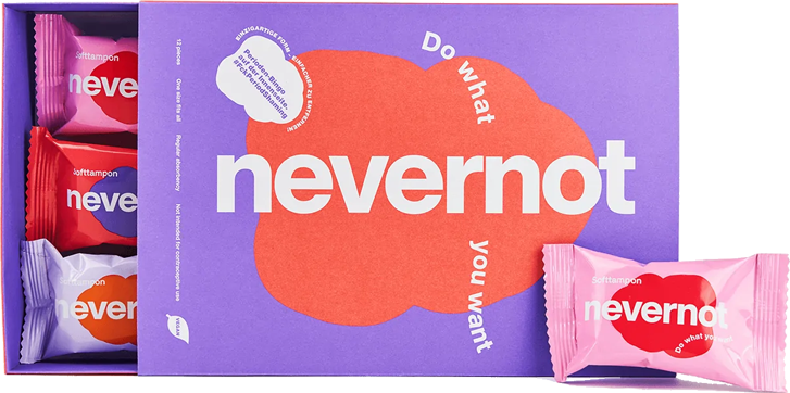 nevernot Softtampon für Menstruation