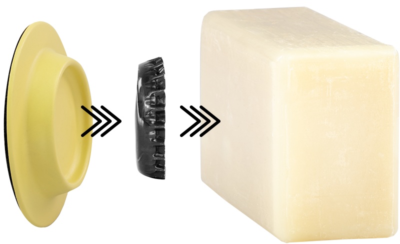 Magnetseifenhalter gelb