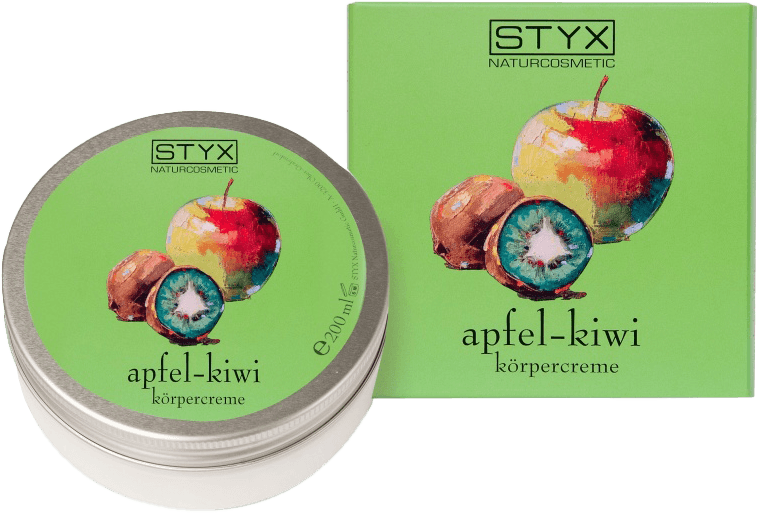 Styx Körpercreme Apfel Kiwi ohne Hintergrund