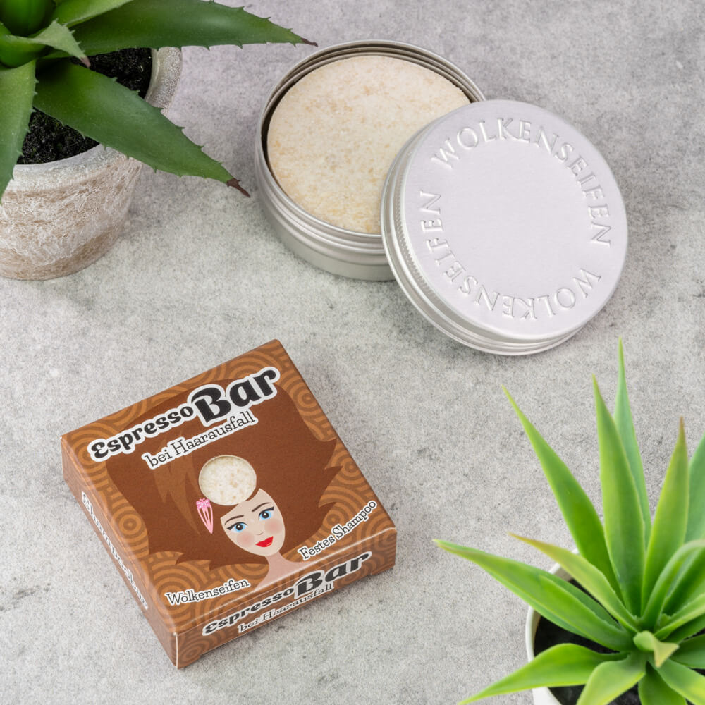 Festes Shampoo Espresso-Bar