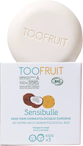 Toofruit Bio-Kinderwaschstück Ananas-Cocos