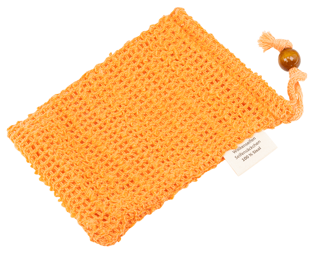 Sisal-Seifensäckchen Orange