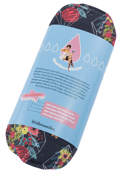 3 Binden XS Lila-Rosa