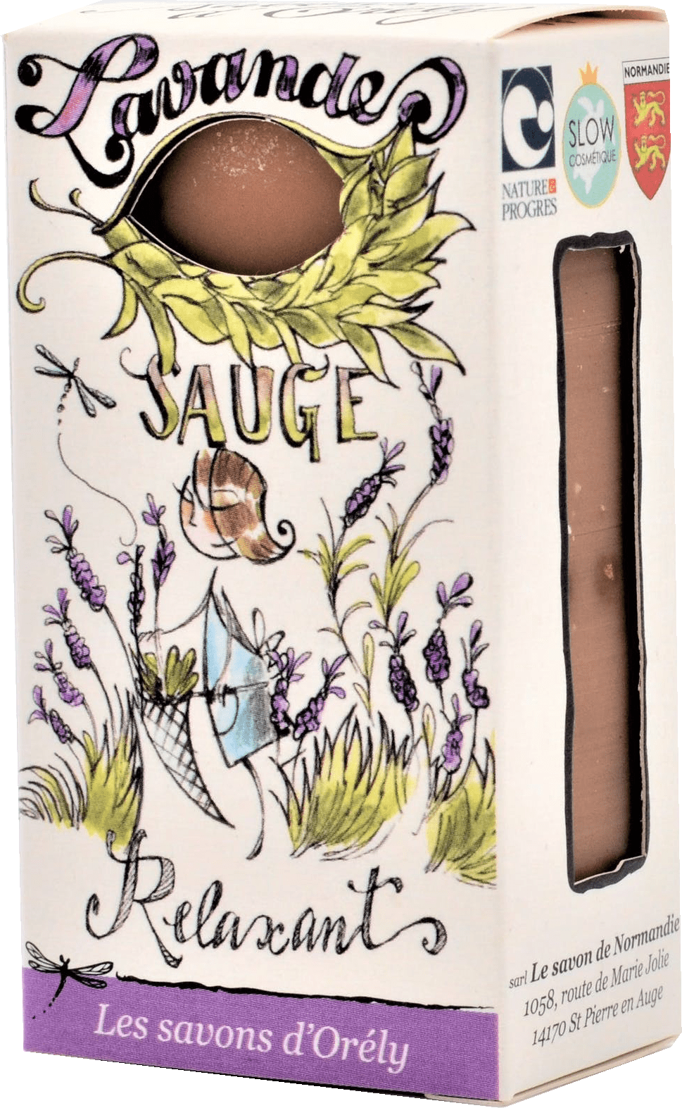 Les Savons d'Orély Bio-Lavendel-Salbei-Seife Les Savons d'Orély Bio-Lavendel-Salbei-Seife