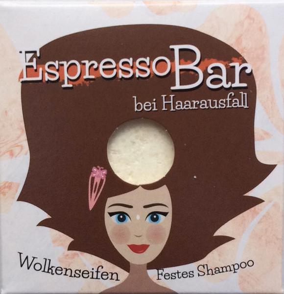 Wolkenseifen Festes Shampoo Espresso-Bar ohne Hintergrund