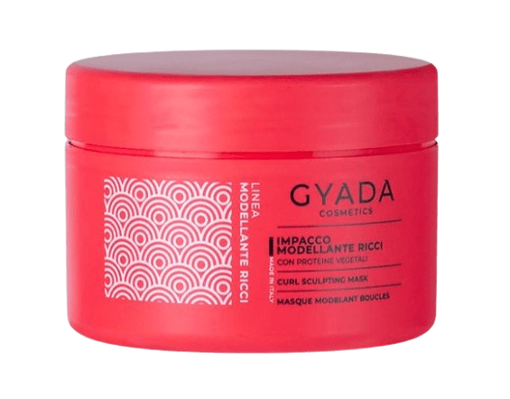 Gyada Cosmetics Locken-Haarmaske mit Protein ohne Hintergrund