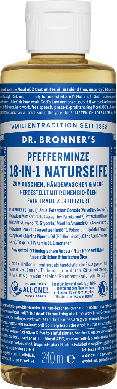 Dr. Bronners Flüssigseife Pfefferminze