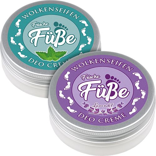 Fuß-Deocreme frische Füße Lavendel ohne Hintergrund