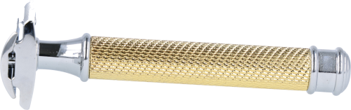 Damen-Rasierer Gold inkl. Ständer