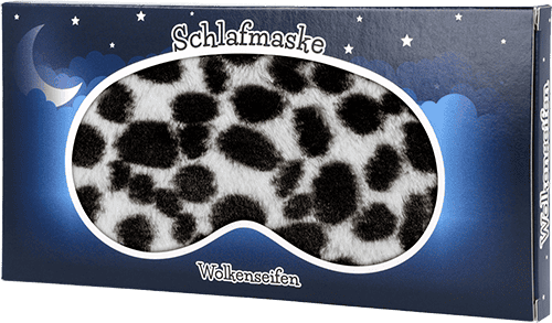 Kuschel-Schlafmaske aus Plüsch Leo Dots