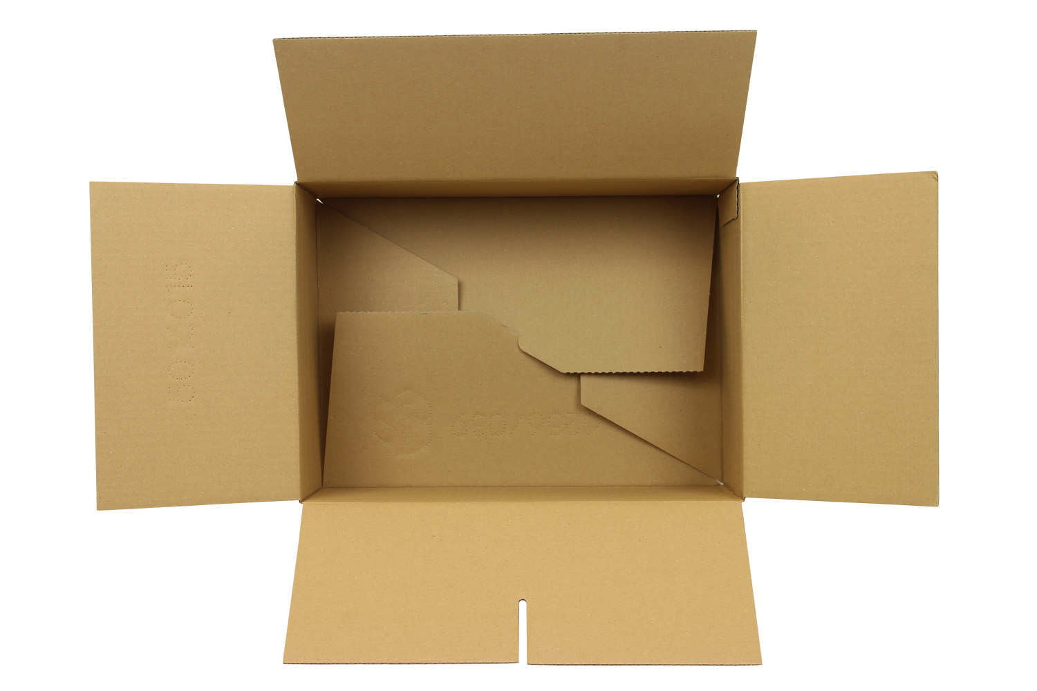 Automatikkarton 1-wellig, braun, Qual. 1.20, DIN C4 | 350 x 250 x 135 mm (L x B x H) Innenmaß | VE = 20 Stk.