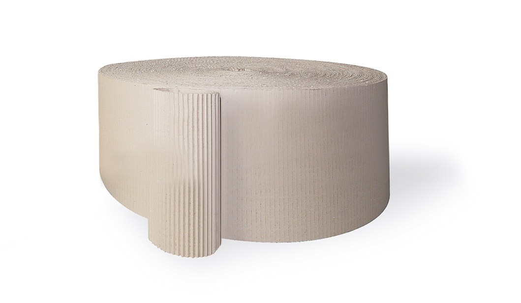 Rollenwellpappe offene Welle, 185 g/m², 300 mm breit | 300 mm x 70 lfm. |