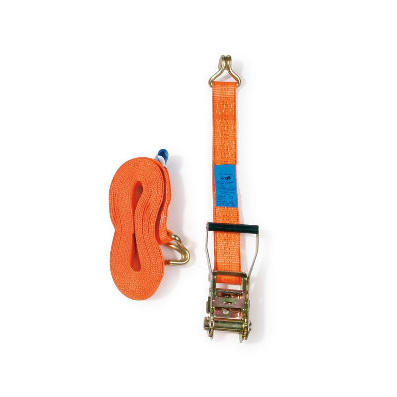 Zurrgurt mit Spitzhaken und Standardratsche | 8 m x 50 mm (L x B),Festende: 0,3 m | VE = 2 Stk.