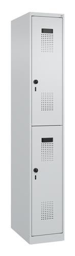 Garderobenschrank Evolo PLUS Bodengleiter 800mm Farbwahl/Farbwahl 4 Abt.C+P || VE = 1 ST