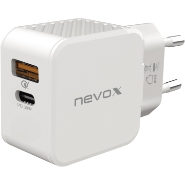 nevox Ladegerät USB-C QC HC-2009 weiß