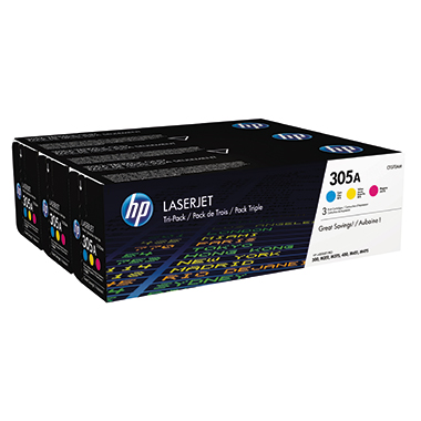 HP Toner CF370AM 305A c/m/y 3 St./Pack.