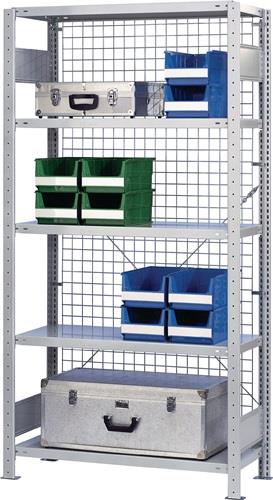 Seitenwand Drahtgitter silber verz.H1950xT800mm || VE = 1 ST