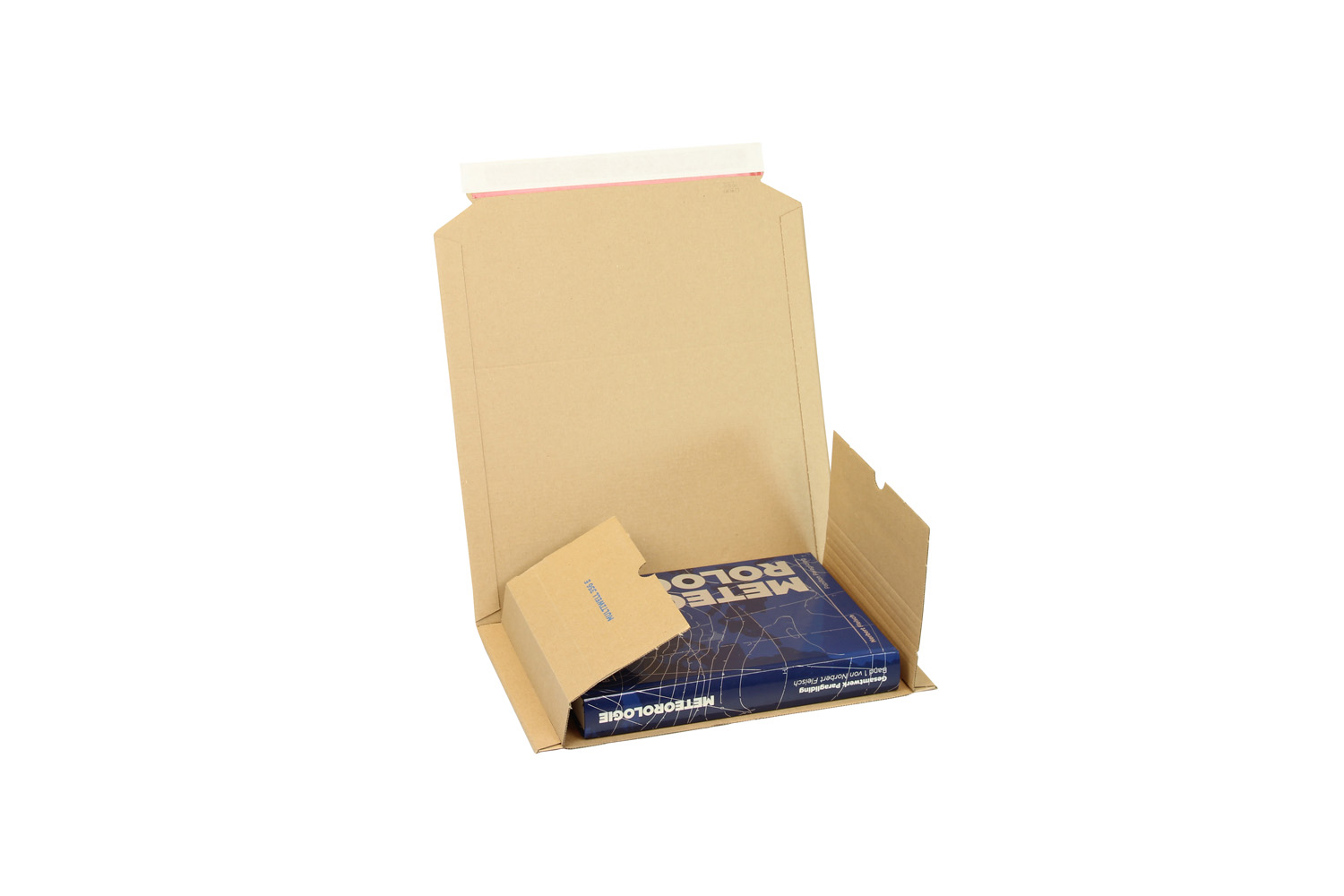 Medienverpackung, braun, DIN B5 | 270 x 185 x 20–60 mm (L x B x H) Innenmaß | VE = 25 Stk.